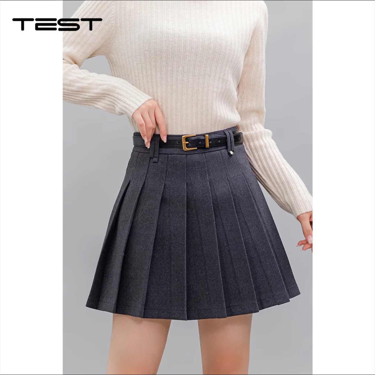 湖南她之蝶24冬短款摆裙3244048