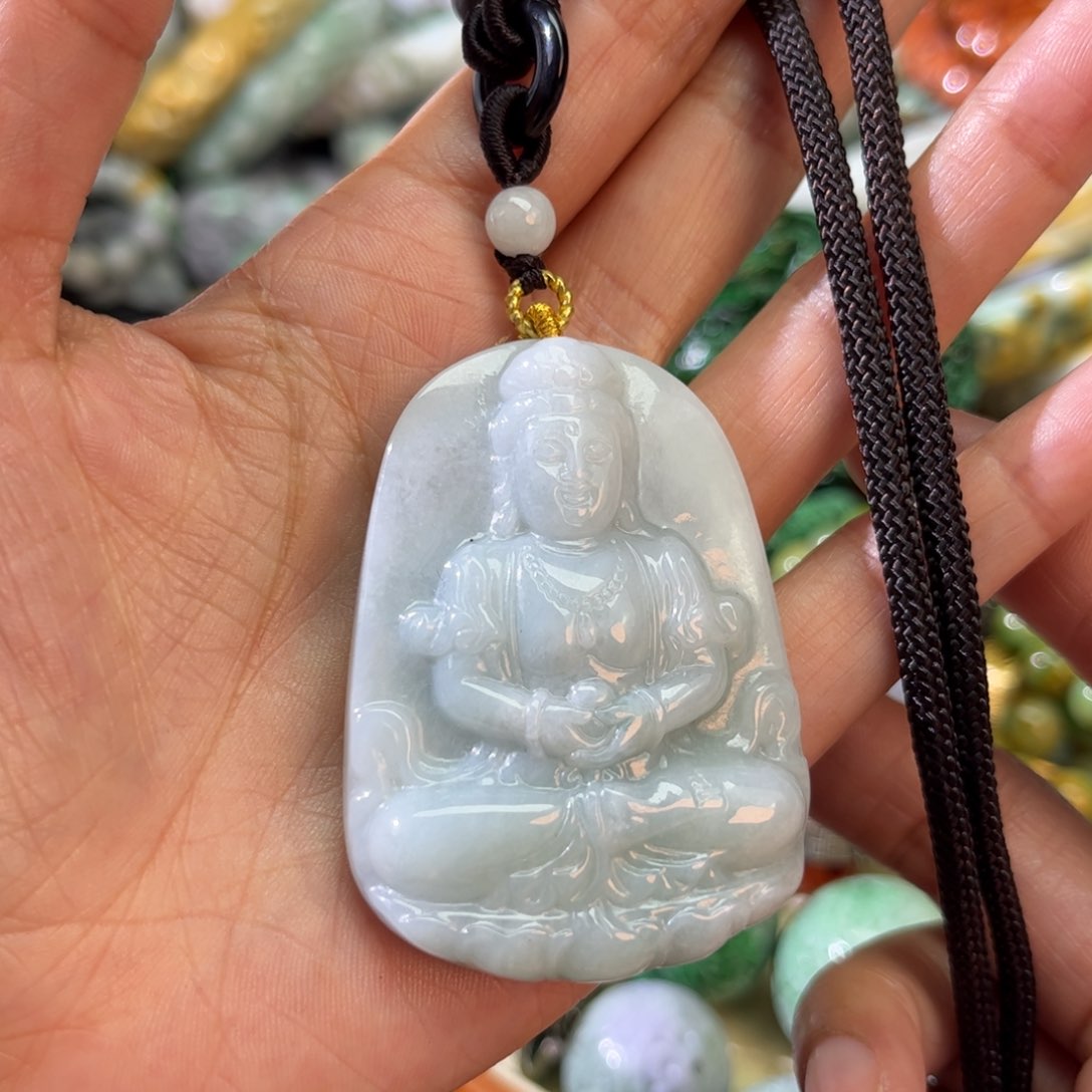 翡翠颈饰未镶嵌待编款