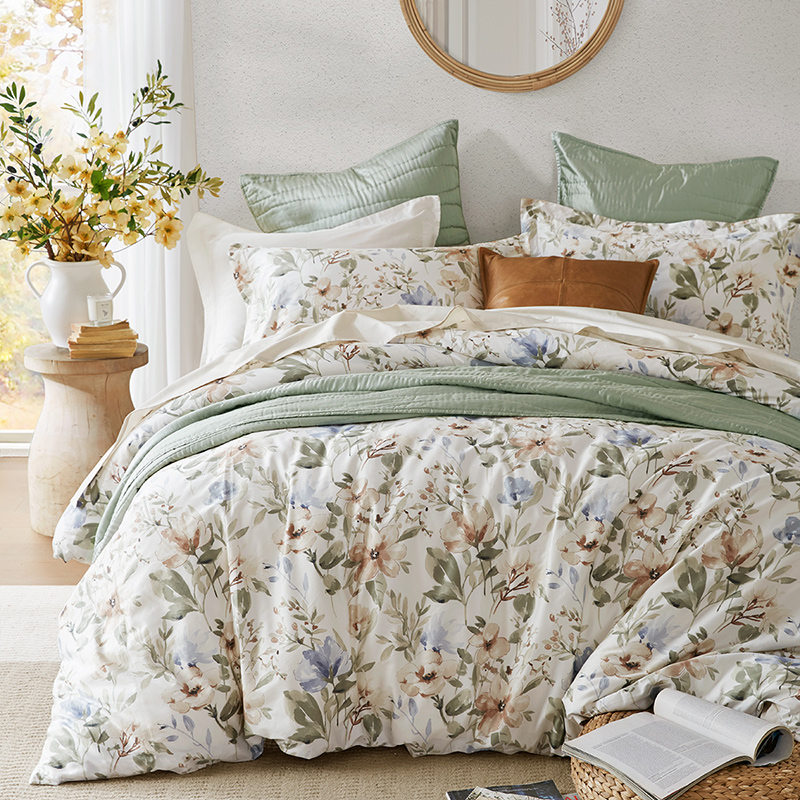 HARBORHOUSE新疆长绒棉贡缎面料床品四件套Herbal柔软高级感