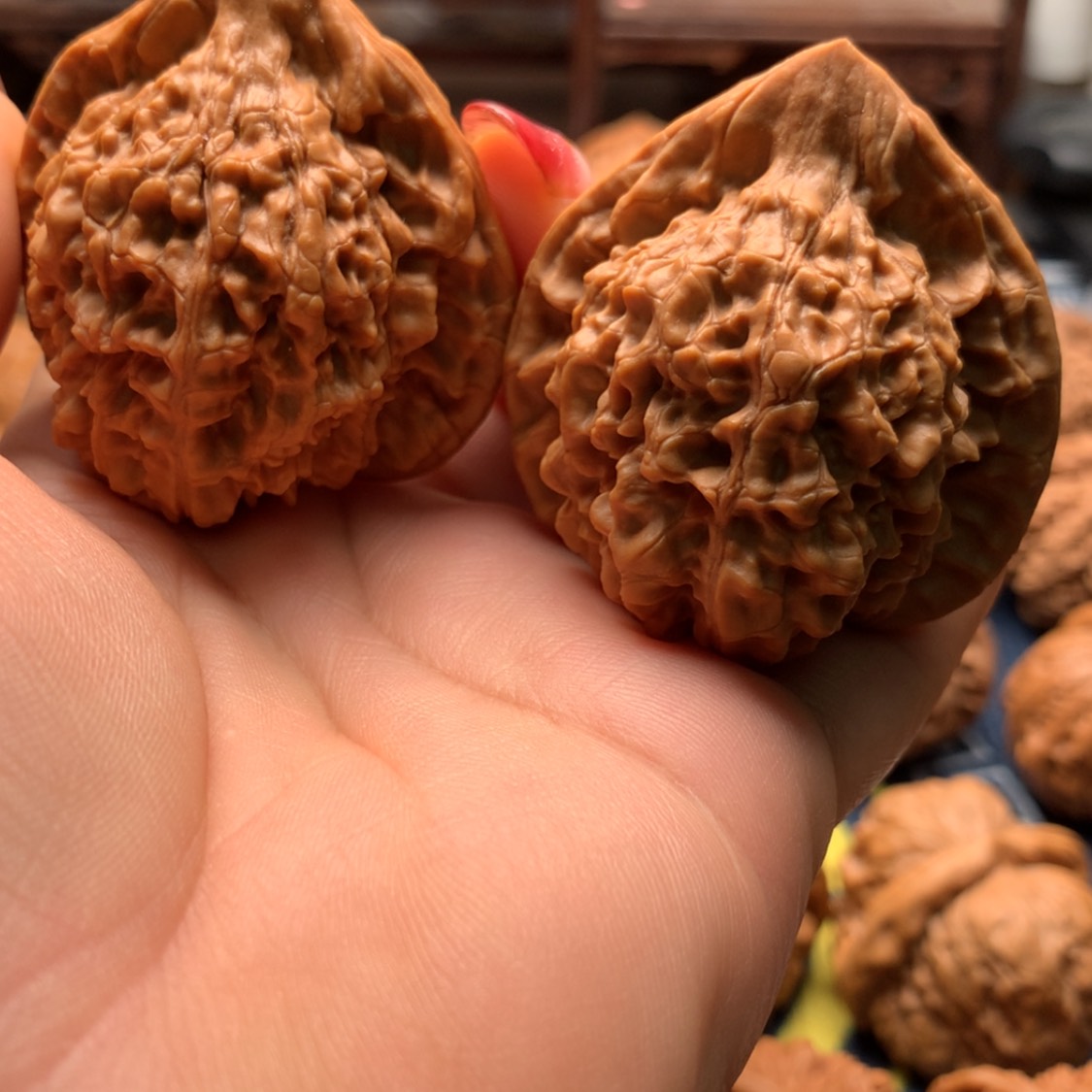 【闪购商品】把件文玩核桃猫****?官帽45