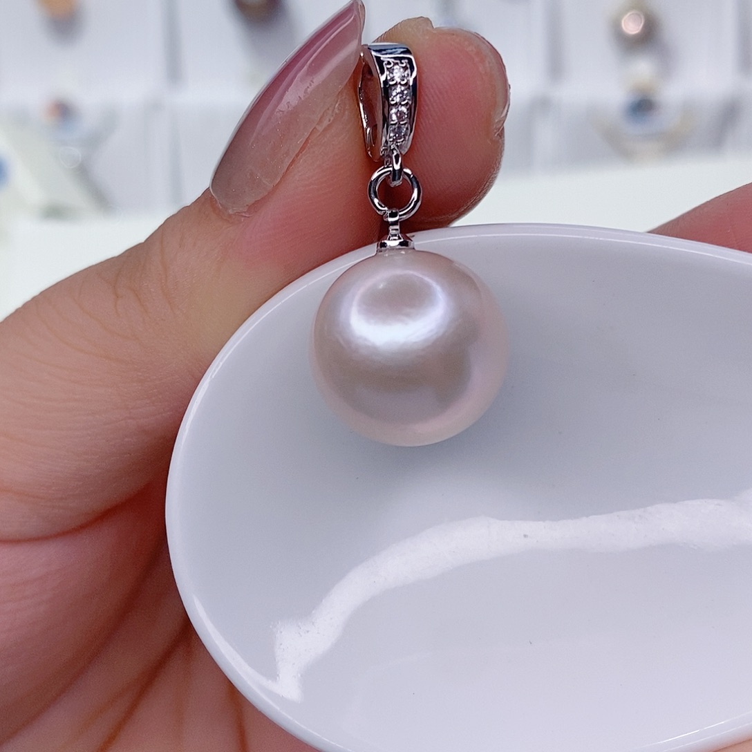 未镶嵌淡水珍珠吊坠(赠链)