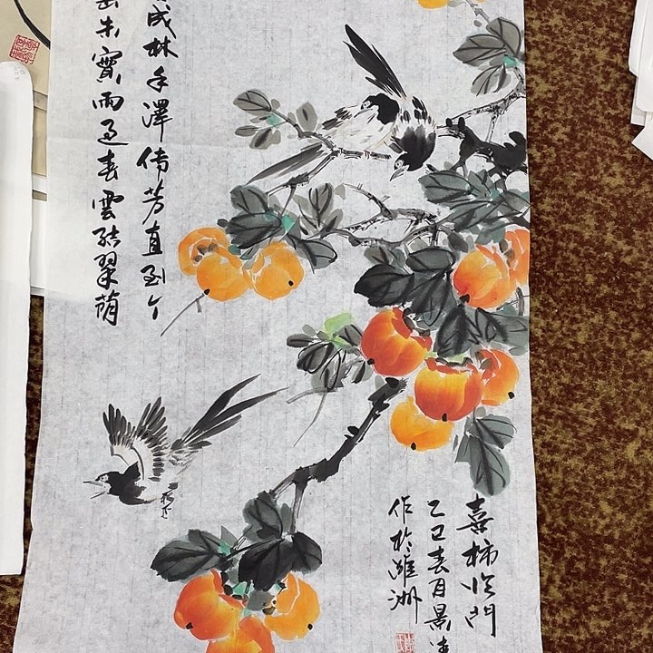 国画蟹****捞李景涛老师作品 666666