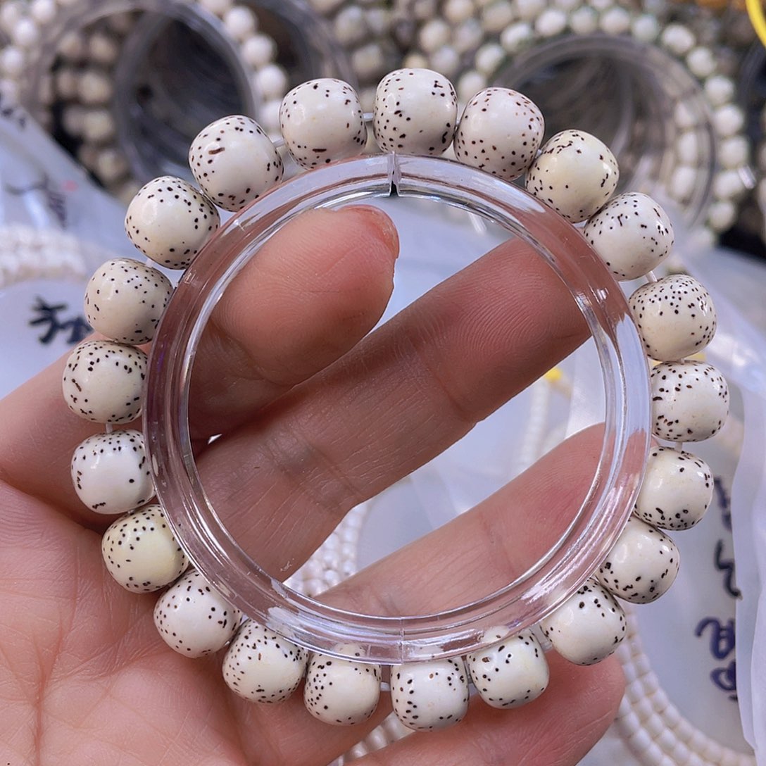 星月菩提手串脱脂大留白氧化特价尺寸10