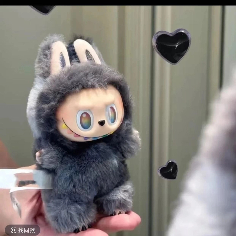 潮玩LABVBV前方高能三代3代搪胶毛绒labvbv毛绒公仔