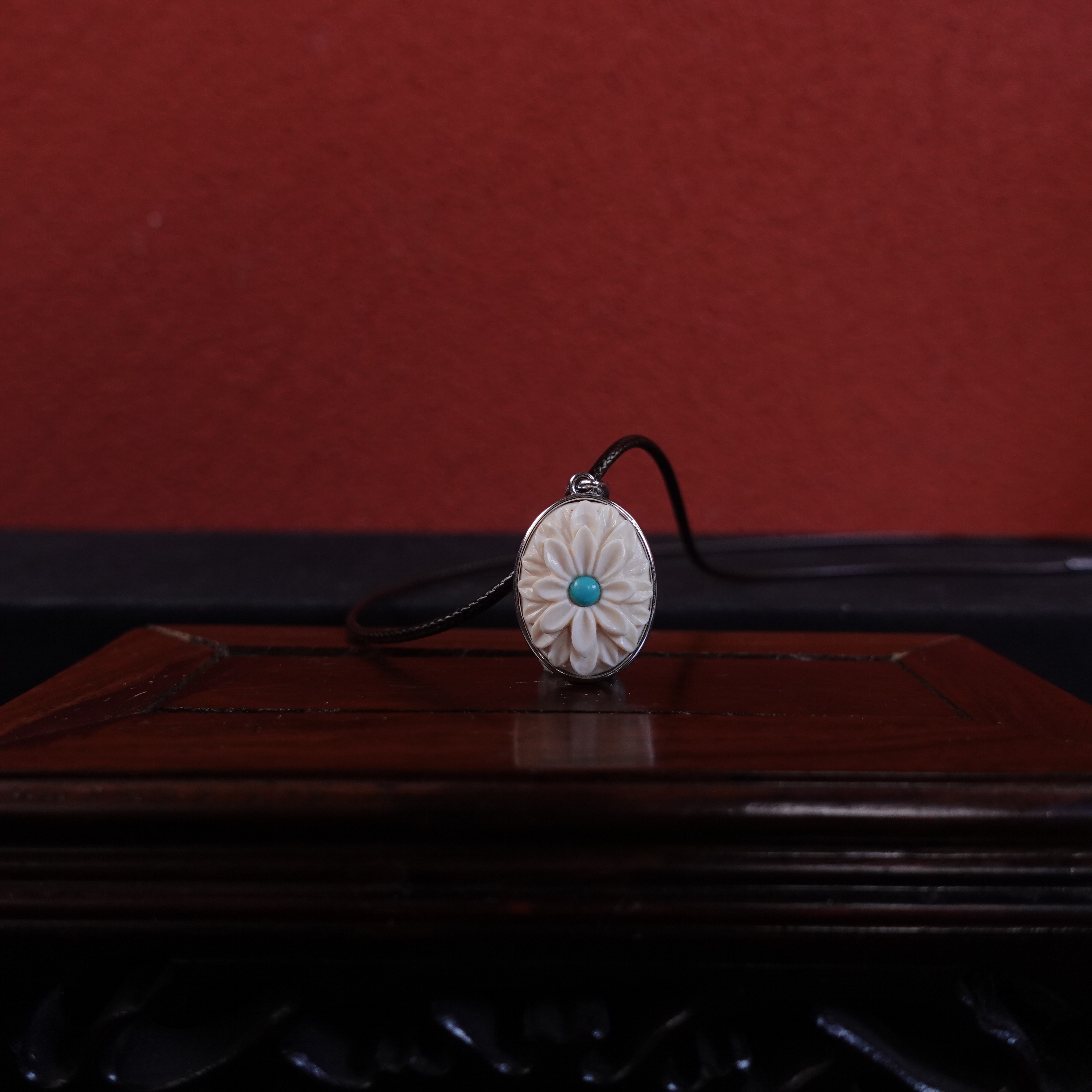 张淑兰(省大) 猛犸牙菩提挂件 Y204