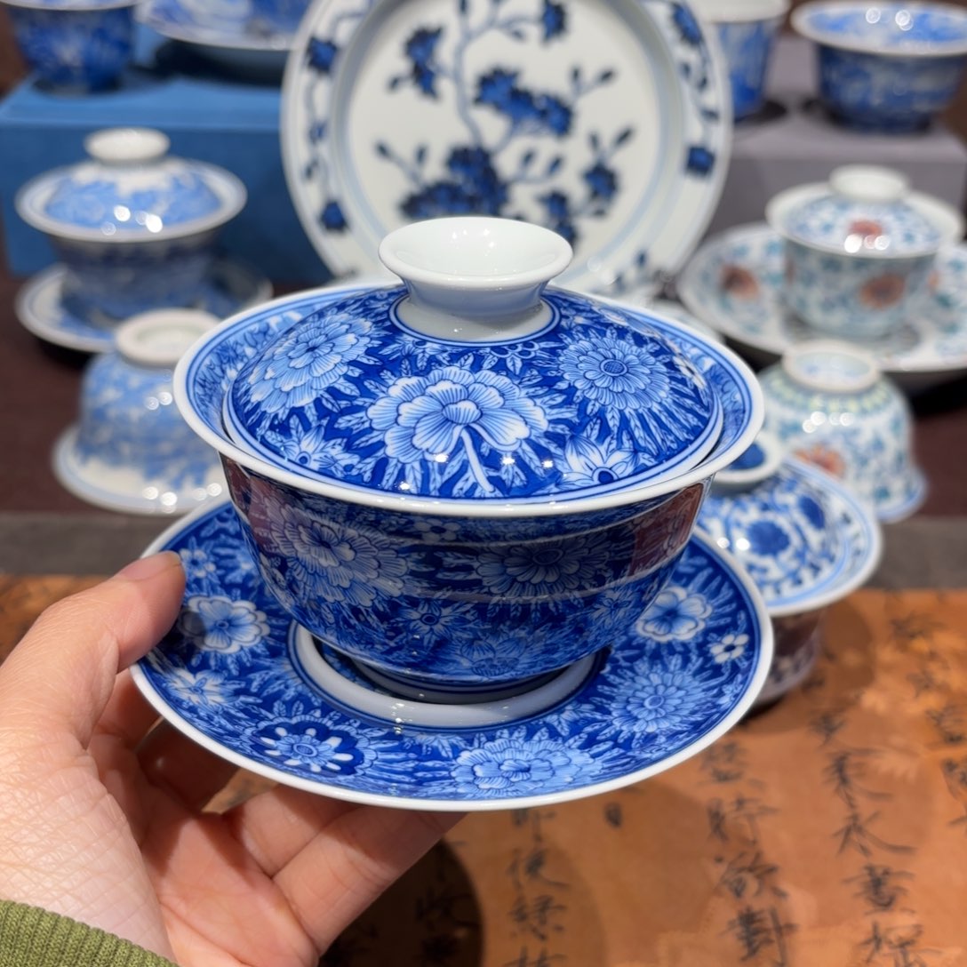 瓷片景德镇纯手工手绘