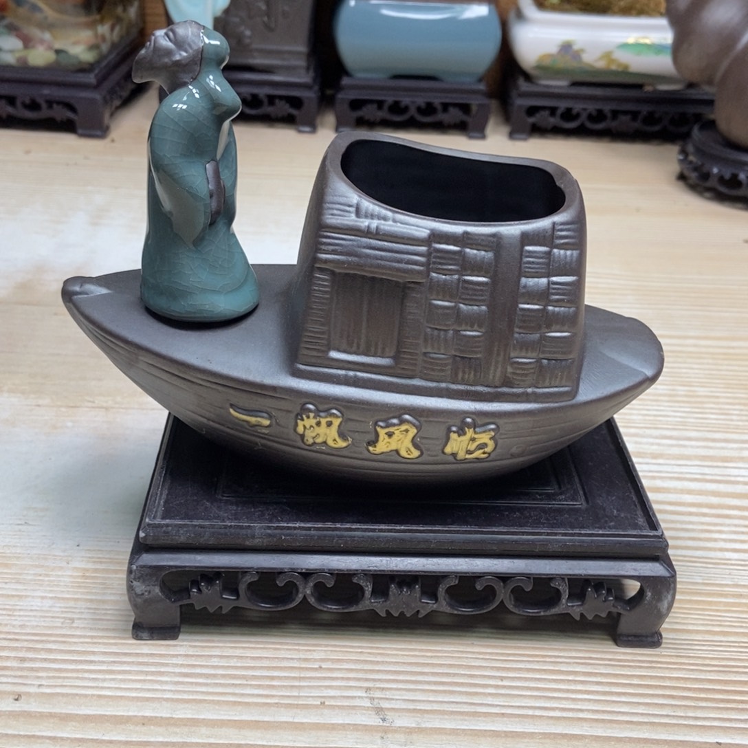 瓷片陶瓷花盆陶瓷艺术