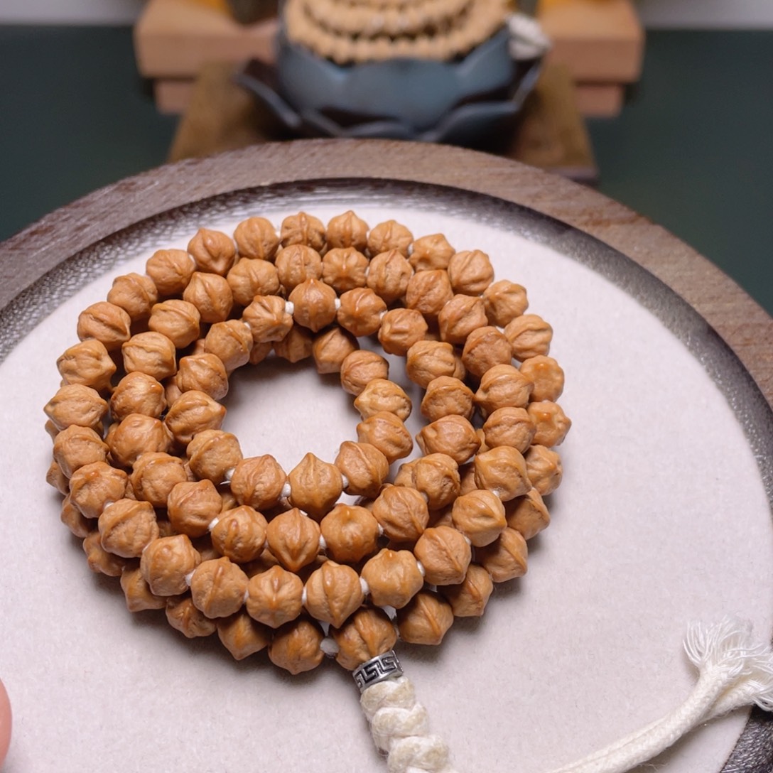 柏香籽/百香籽吊坠白牙横打长串