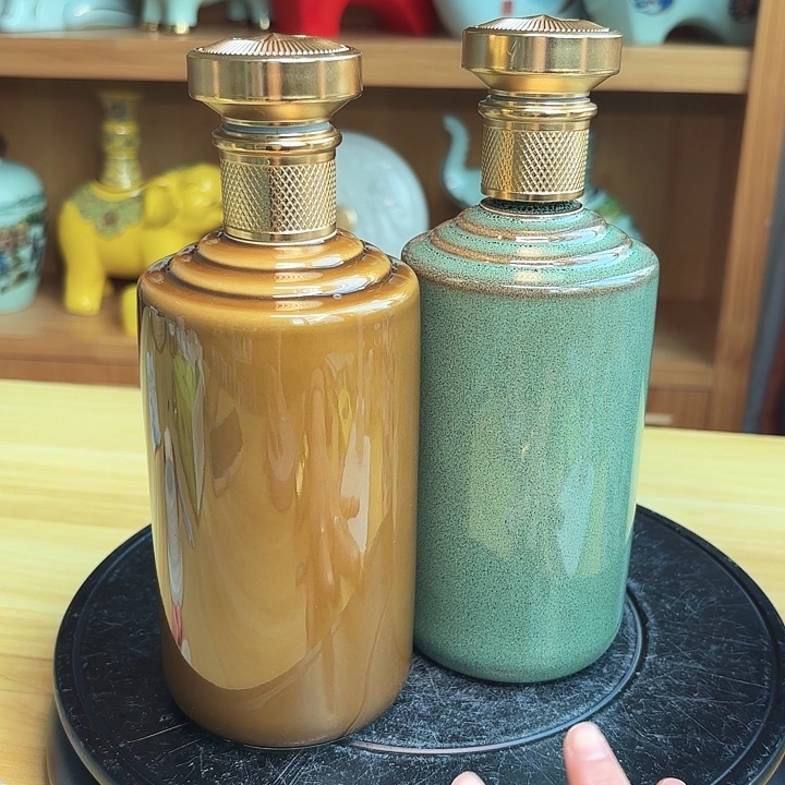 特价1斤茅型瓶10个 5个酱色➕5个窑变绿