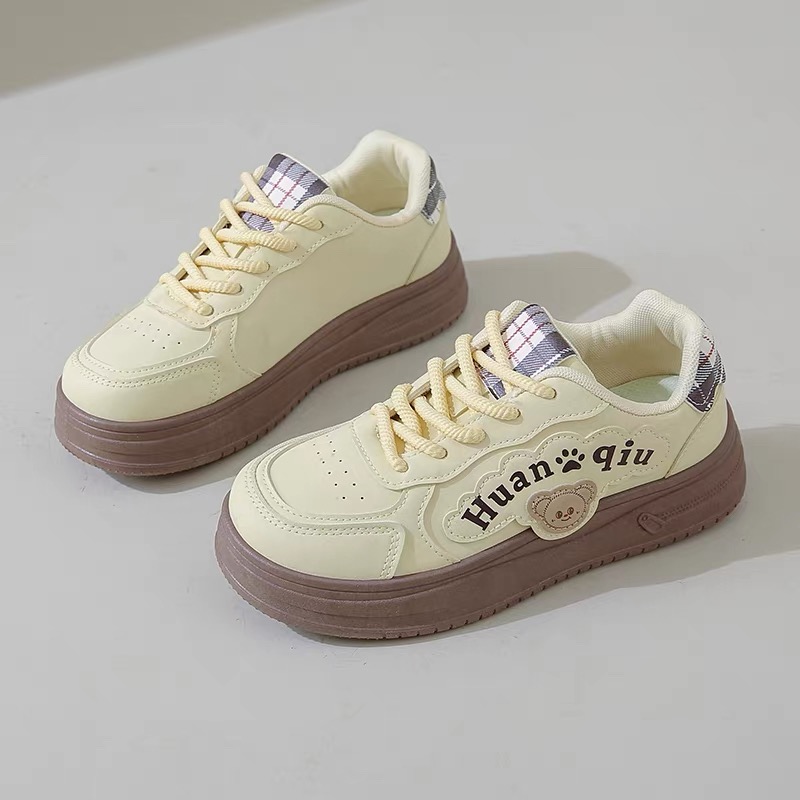 秋冬新款女生运动时尚百搭潮流皮面阿甘鞋休闲板鞋K0610/0610