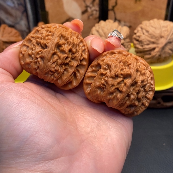 把件文玩核桃164白狮子43