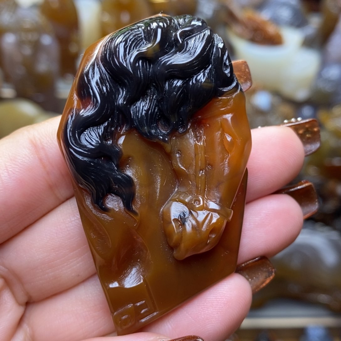 玛瑙/玉髓挂件未镶嵌