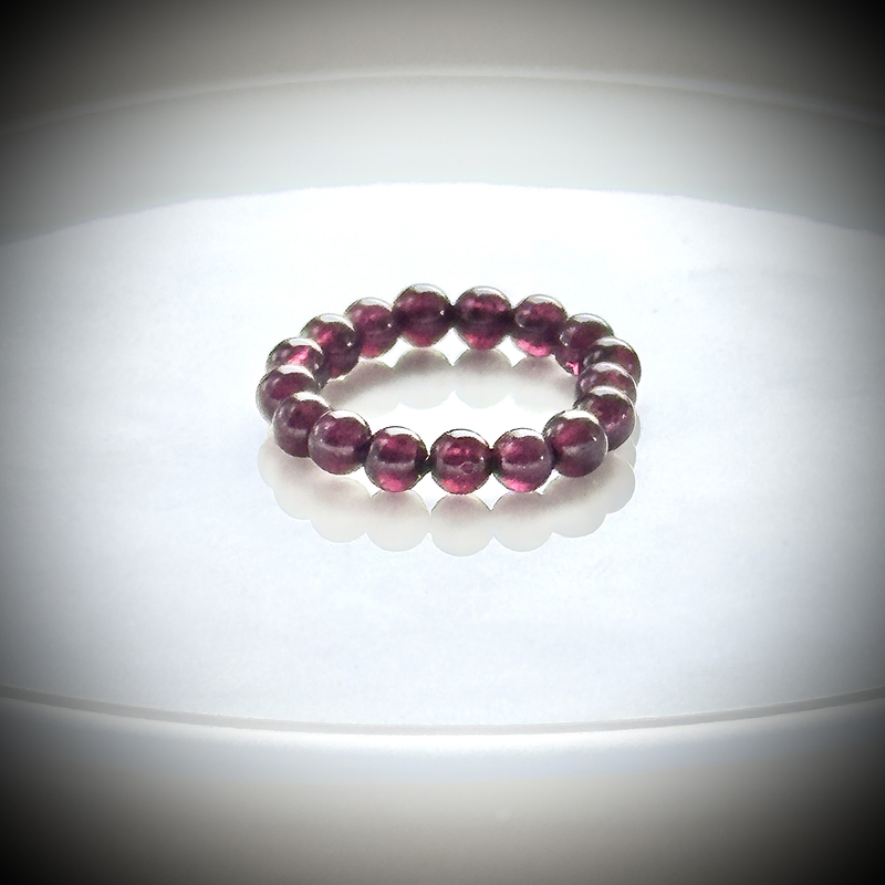 【莹莹专属】高档级珠宝天然石榴石戒指M9337