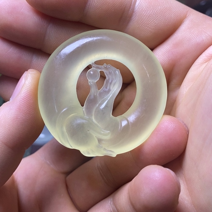 岫玉岫玉颈饰未镶嵌