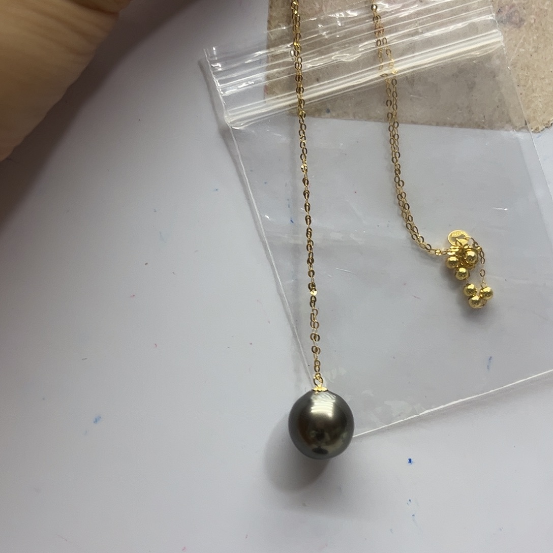 海水珍珠18K金镶嵌颈饰