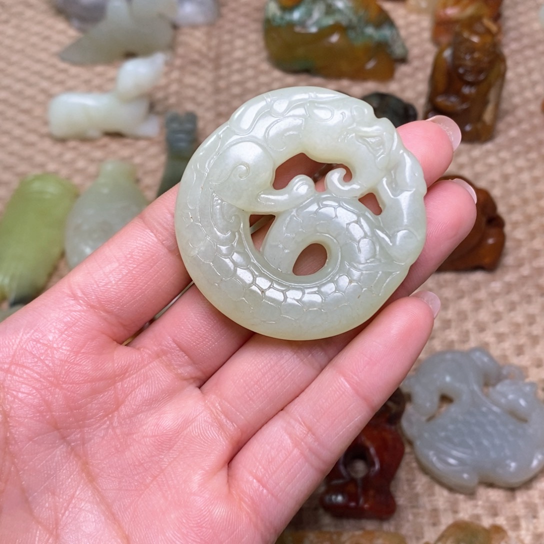 白玉菩提吊坠白玉菩提白玉菩提摆件