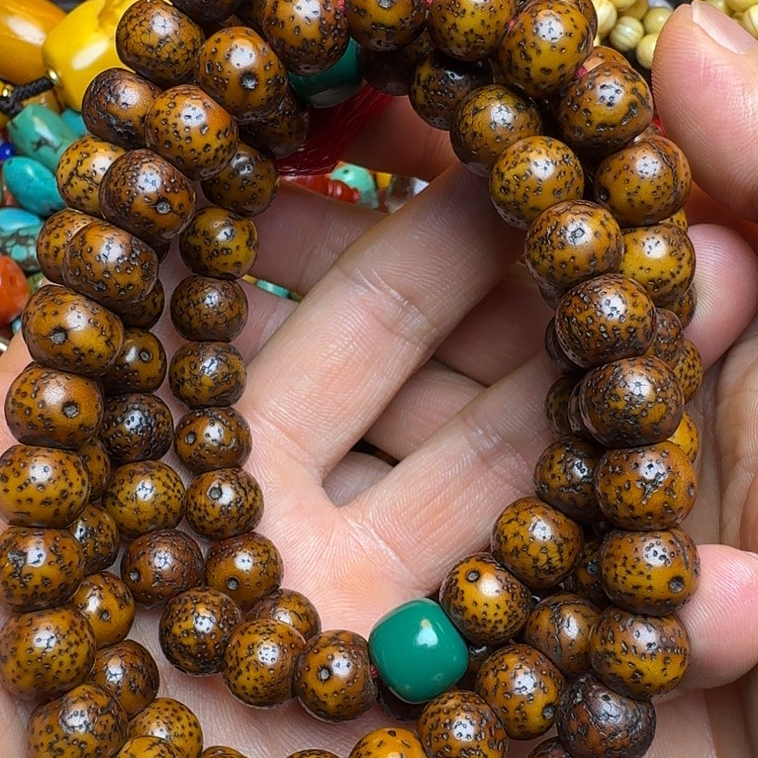 8***财菩提籽类星月菩提