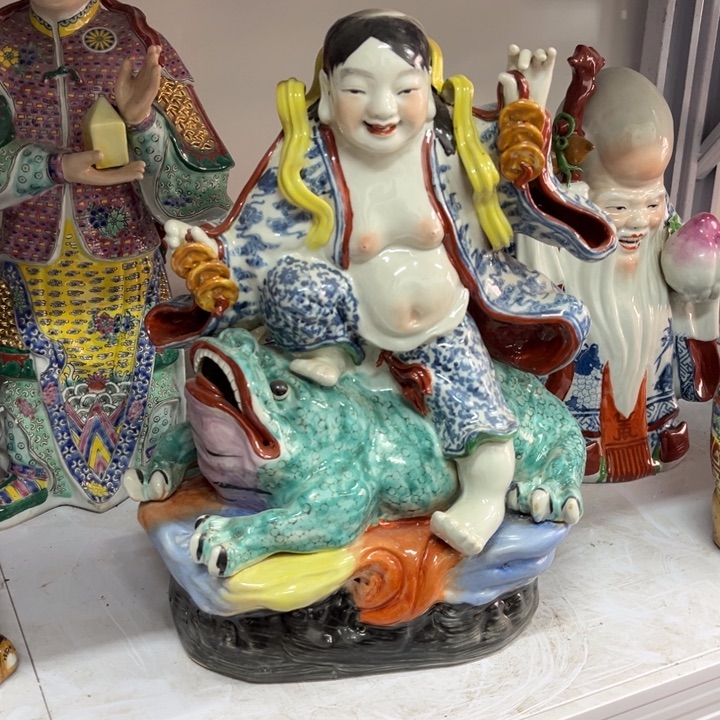 陶瓷悟**中景德镇陶瓷雕塑摆件