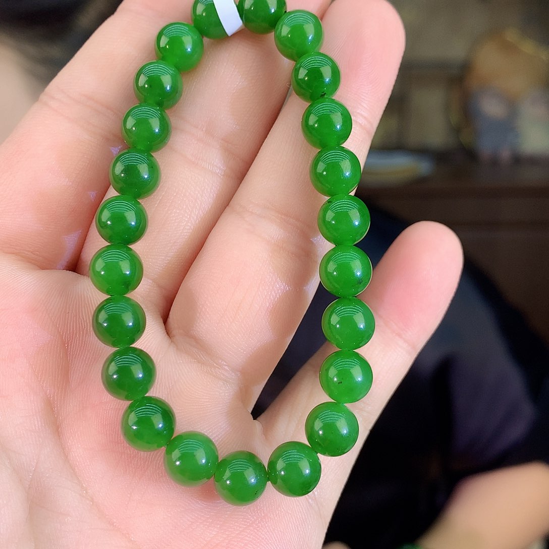 颈饰未镶嵌和田玉（碧玉）手链