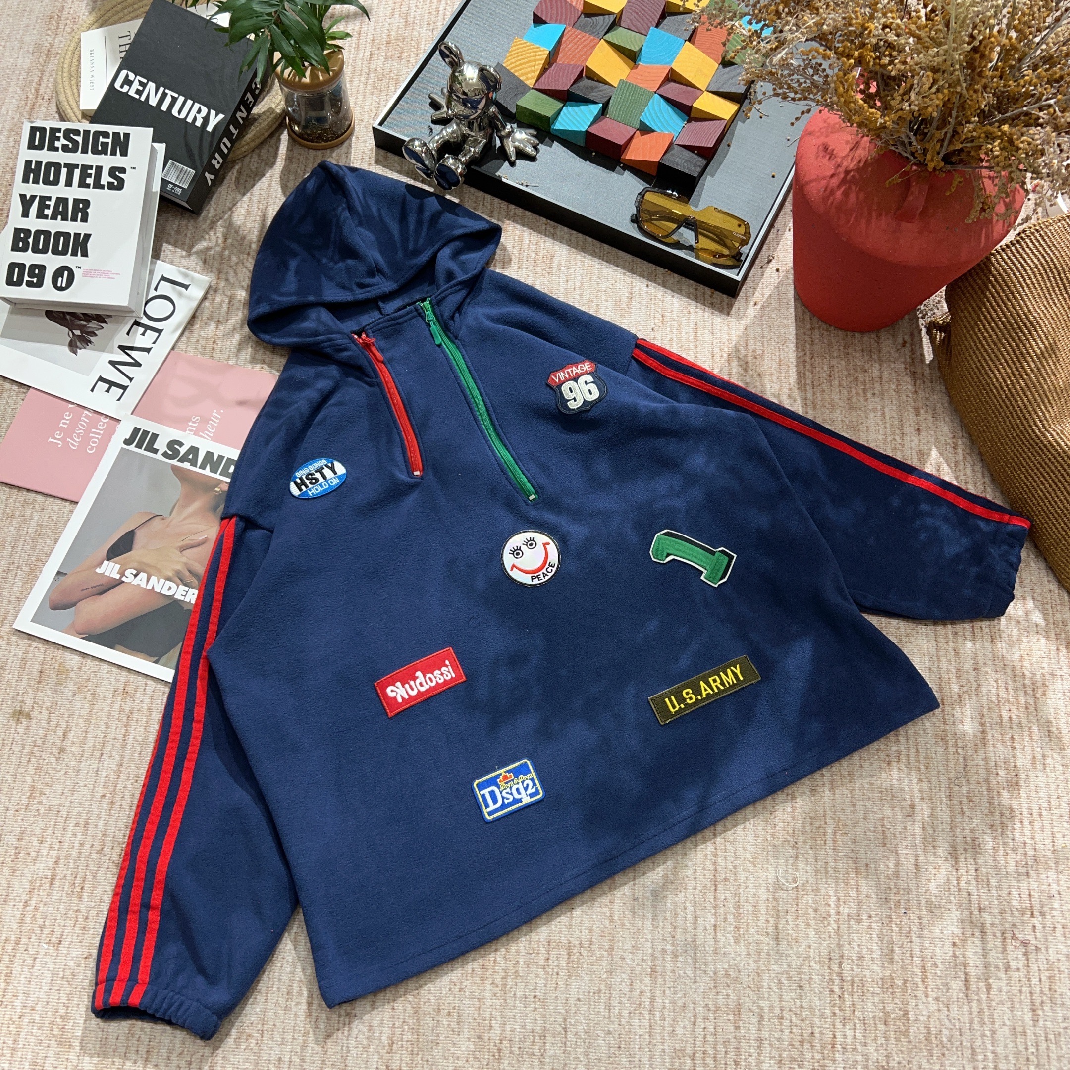 2025冬季新款休闲时尚百搭字母印花连帽长袖T恤卫衣1460