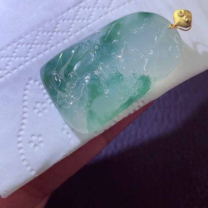 颈饰未镶嵌翡翠翡翠