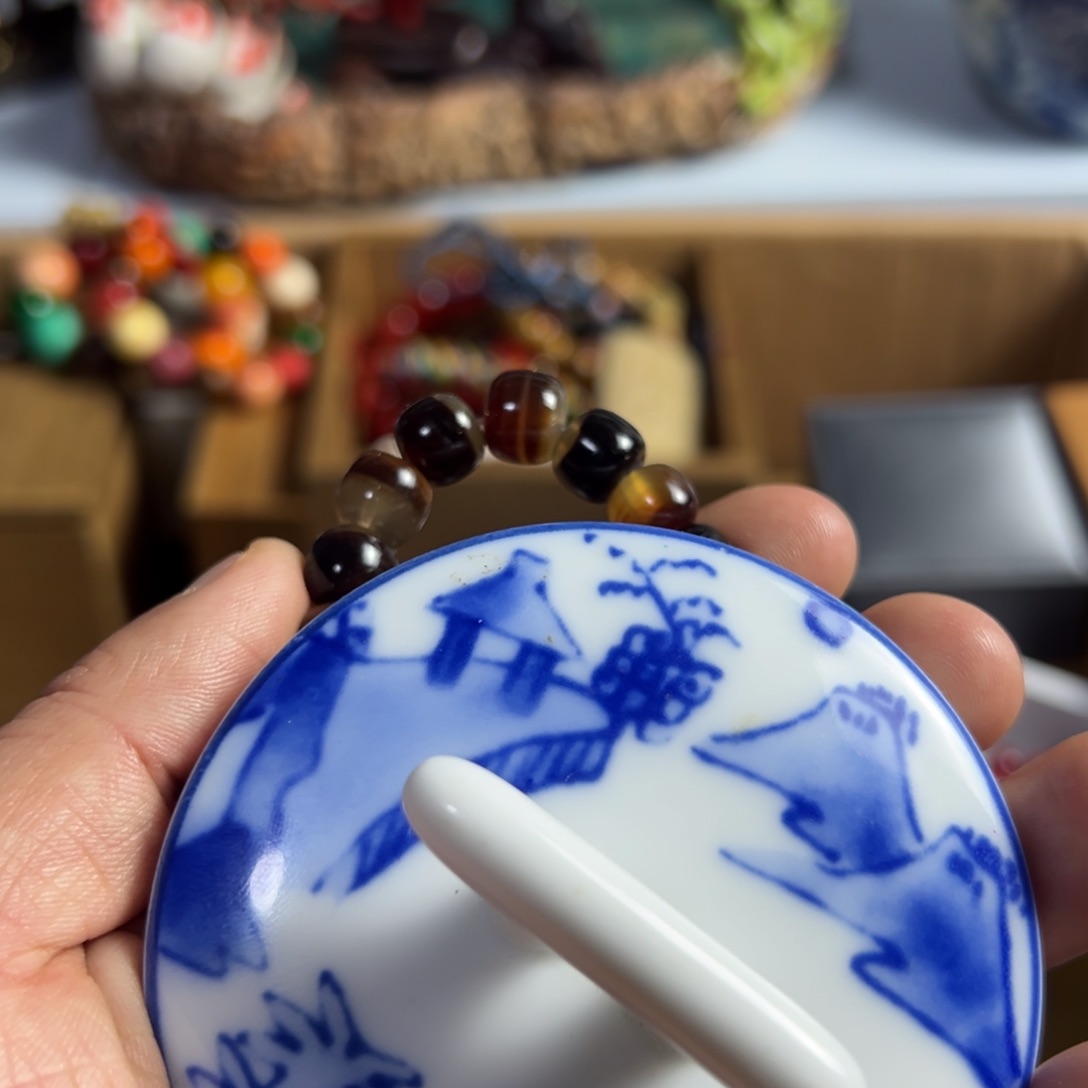 紫砂茶碗我家粉皮真好看啊