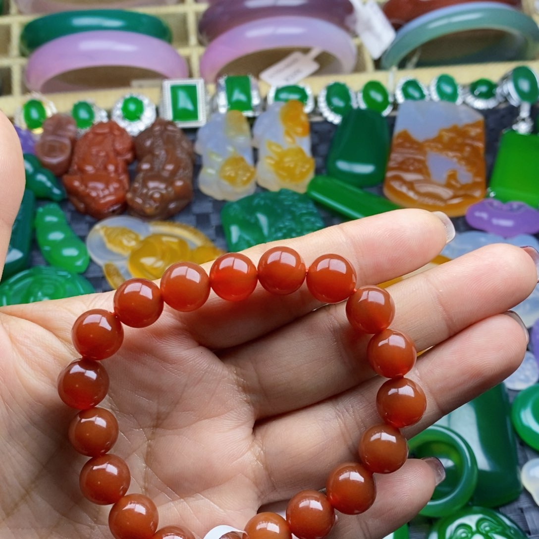 玛瑙/玉髓手链未镶嵌