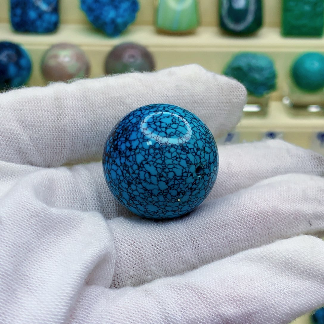 绿松石绿松石未镶嵌清**瓷