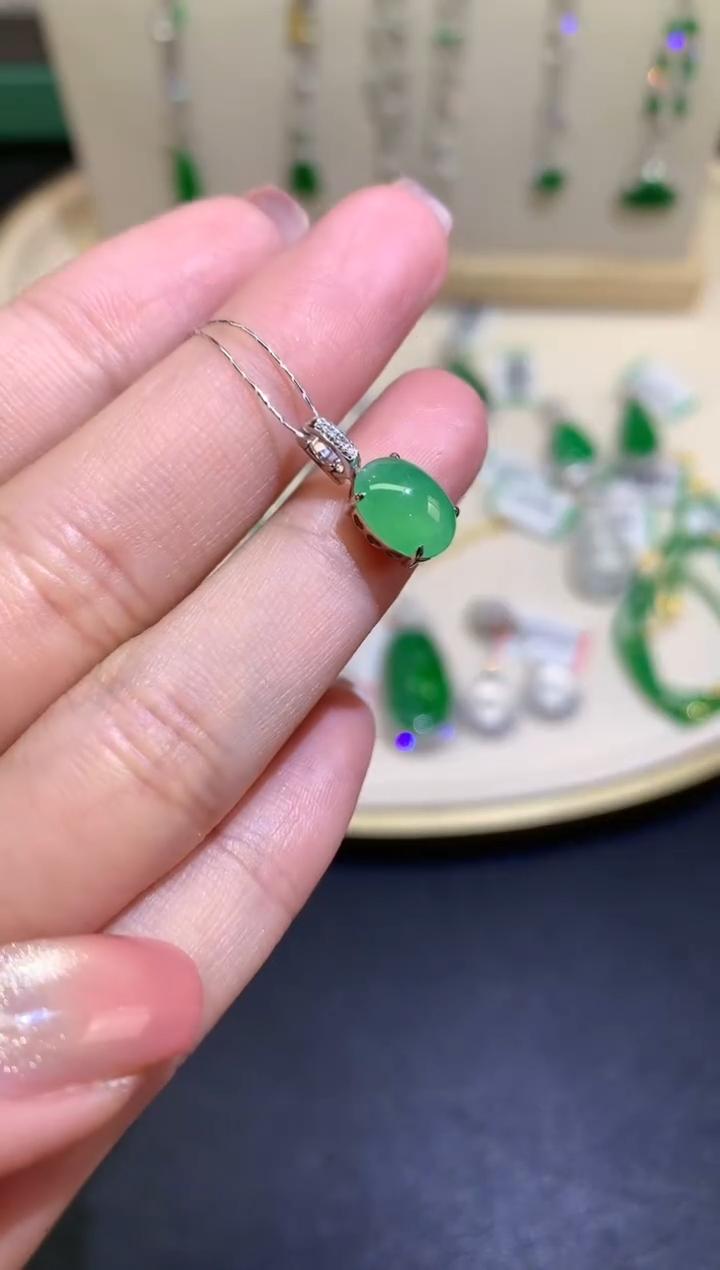 【小鱼严选】翡翠吊坠-18K金-XY01|CXQ21