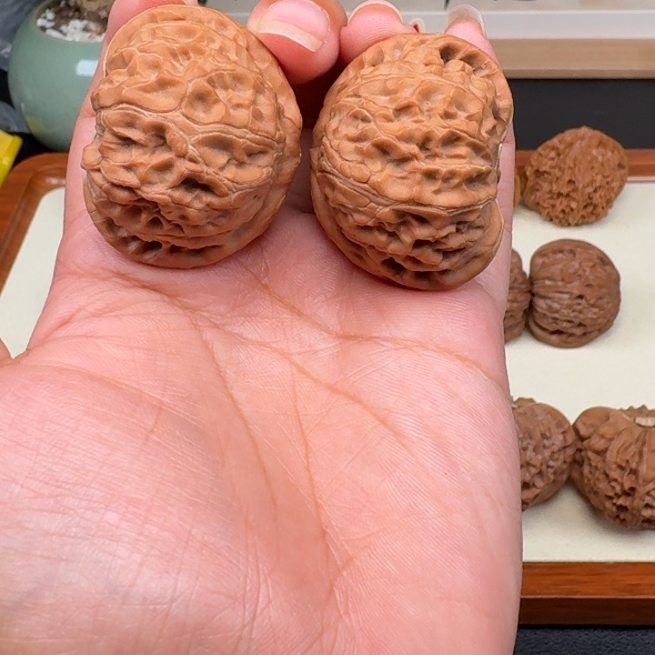 文玩核桃把件宫灯40全品