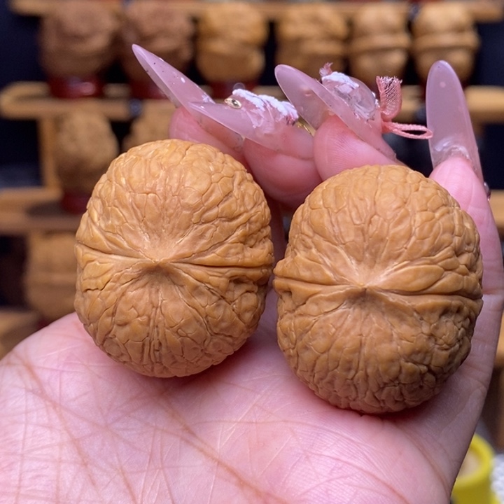 把件文玩核桃佛手16号36尺