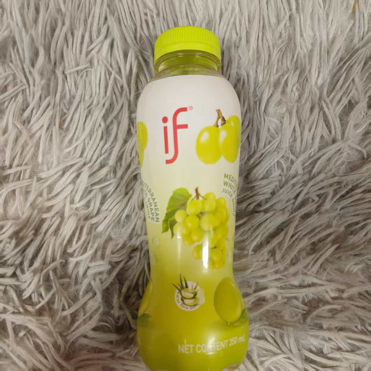 （3瓶）泰国if 芦荟果肉果汁饮料葡萄味