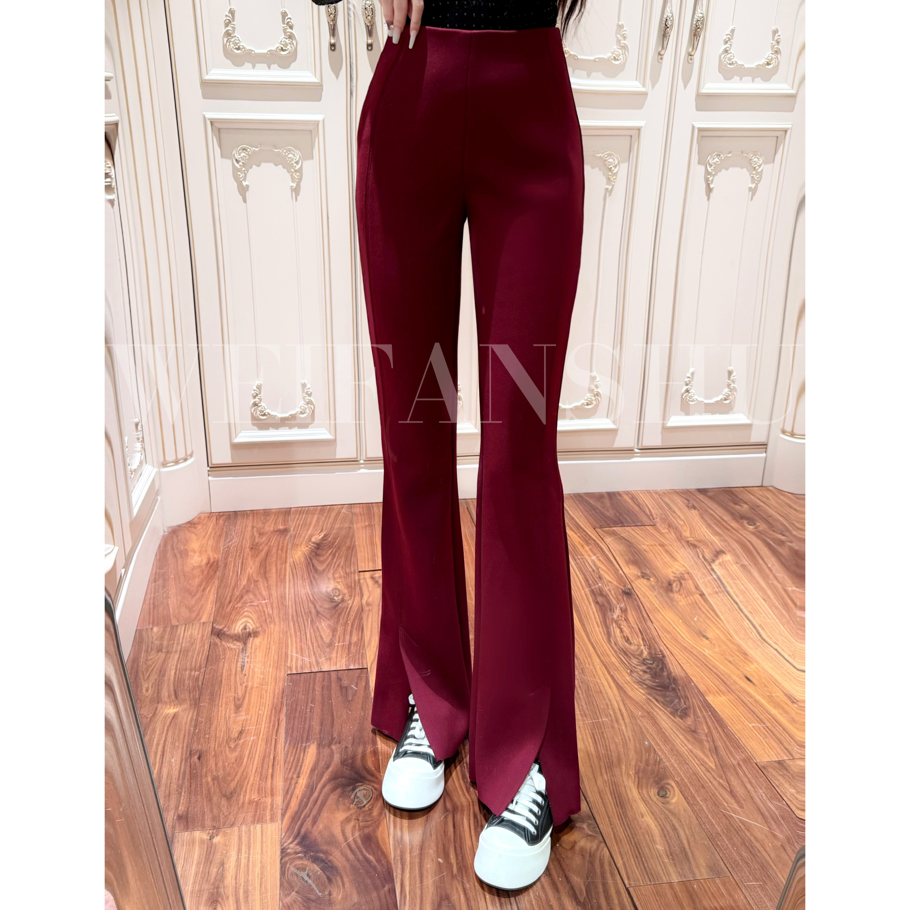 WEIFANSHU/魏凡舒【舒适up】加绒时装裤