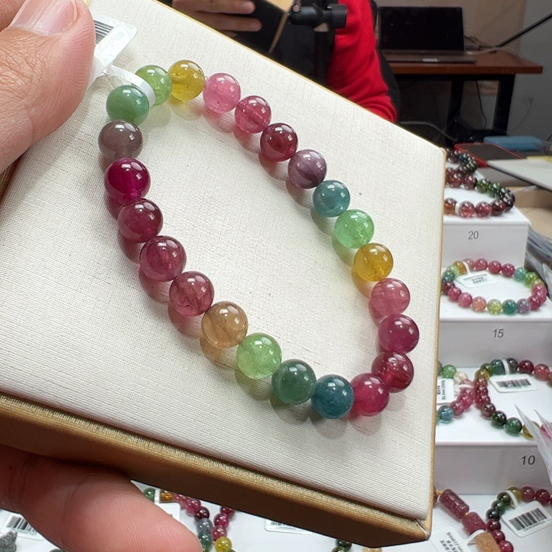 碧玺未镶嵌手串8mmmmmmmmmmmm