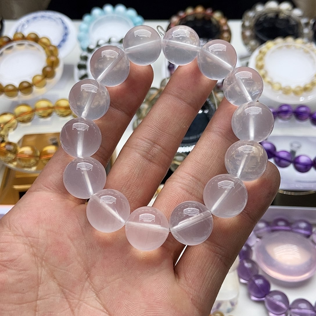 水晶手链未镶嵌多**胖默认微瑕