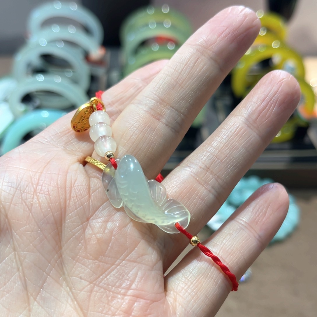 蛇纹石玉手链未镶嵌