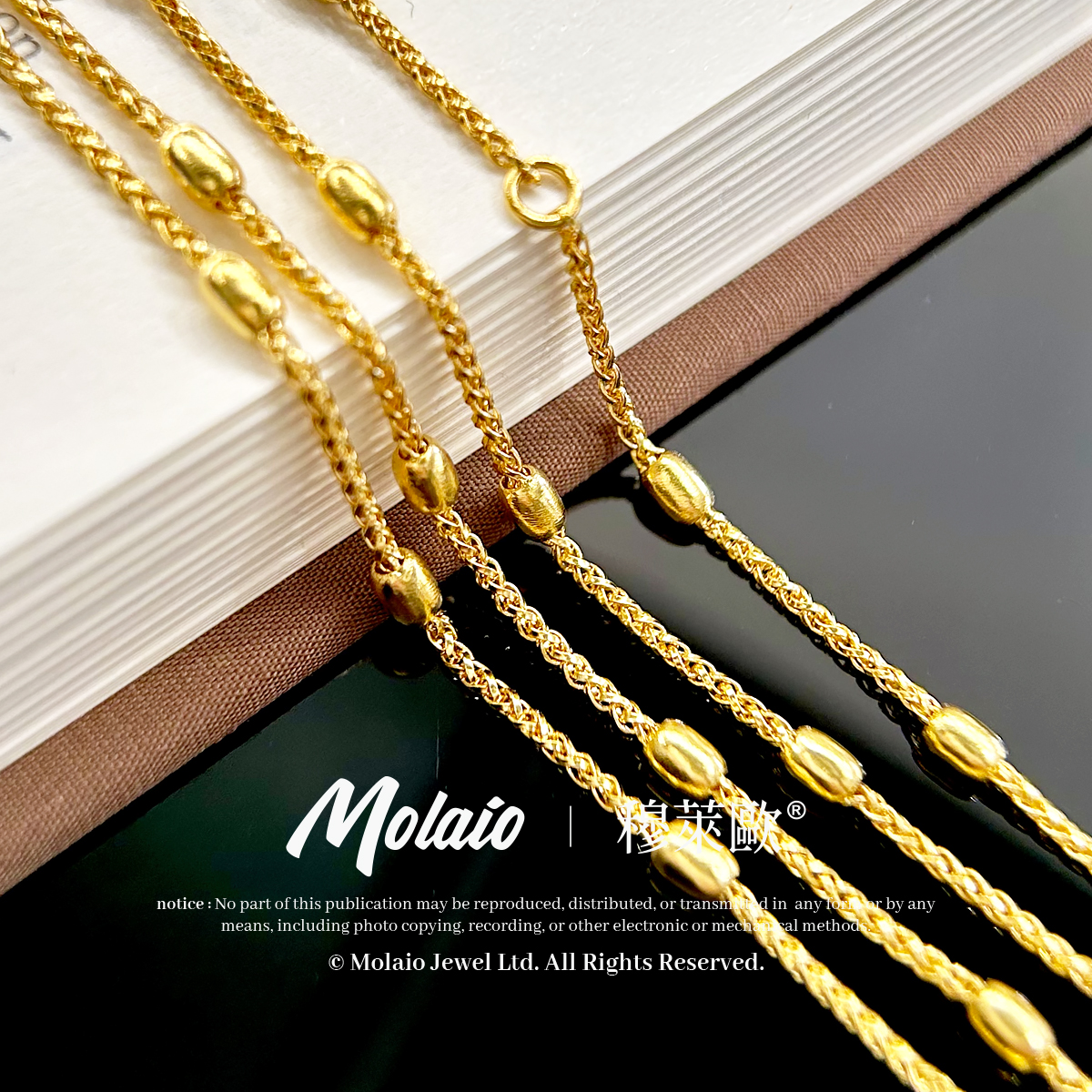 足金999【筒珠链】珠珠链素金链轻奢时尚百搭素款（工费20/克） L288