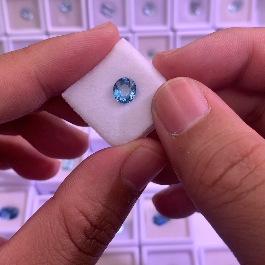 海蓝宝石裸石未镶嵌1.17