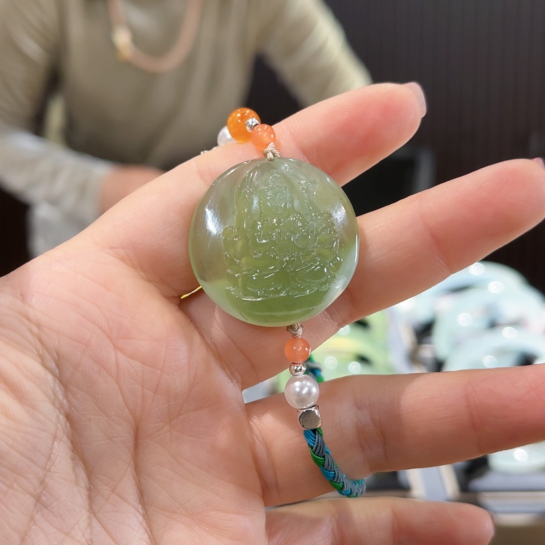 蛇纹石玉手链未镶嵌