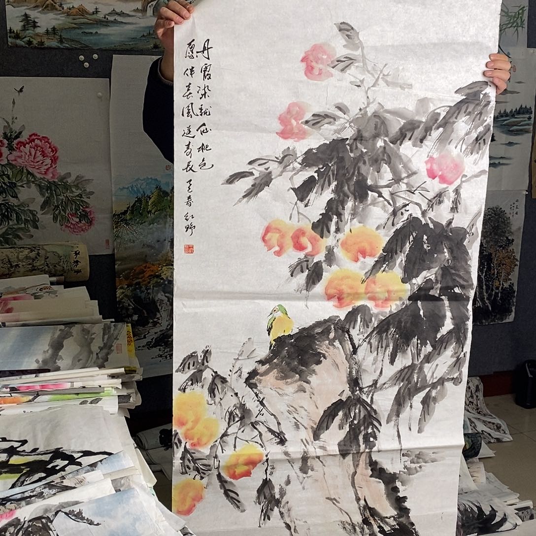 国画纯手写手绘作品129