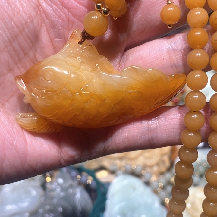 岫玉毛衣链未镶嵌