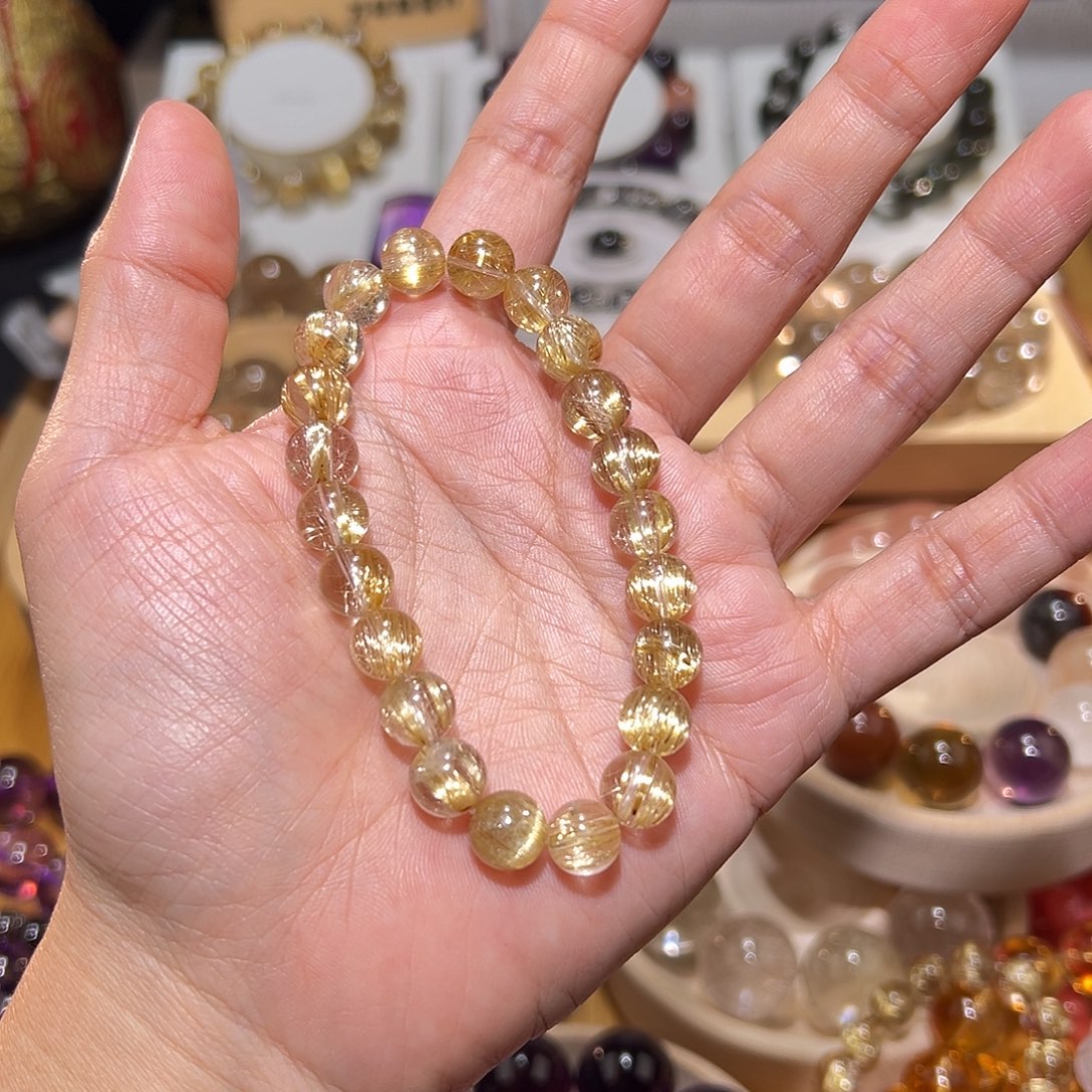 有***我手串未镶嵌水晶手串