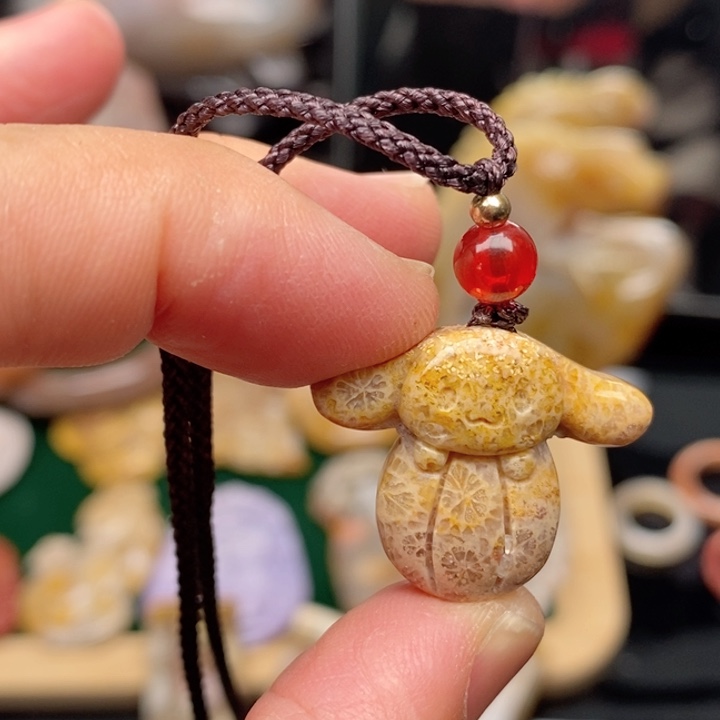 硅化珊瑚（珊瑚玉）手镯未镶嵌