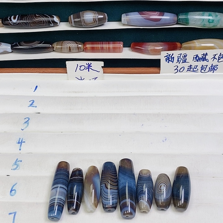 知***道玛瑙/玉髓未镶嵌颈饰