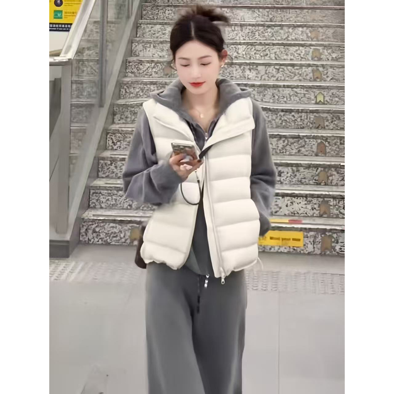 短款巨好看显瘦马甲女外穿秋冬新款2025流行爆款减龄洋气背心马夹