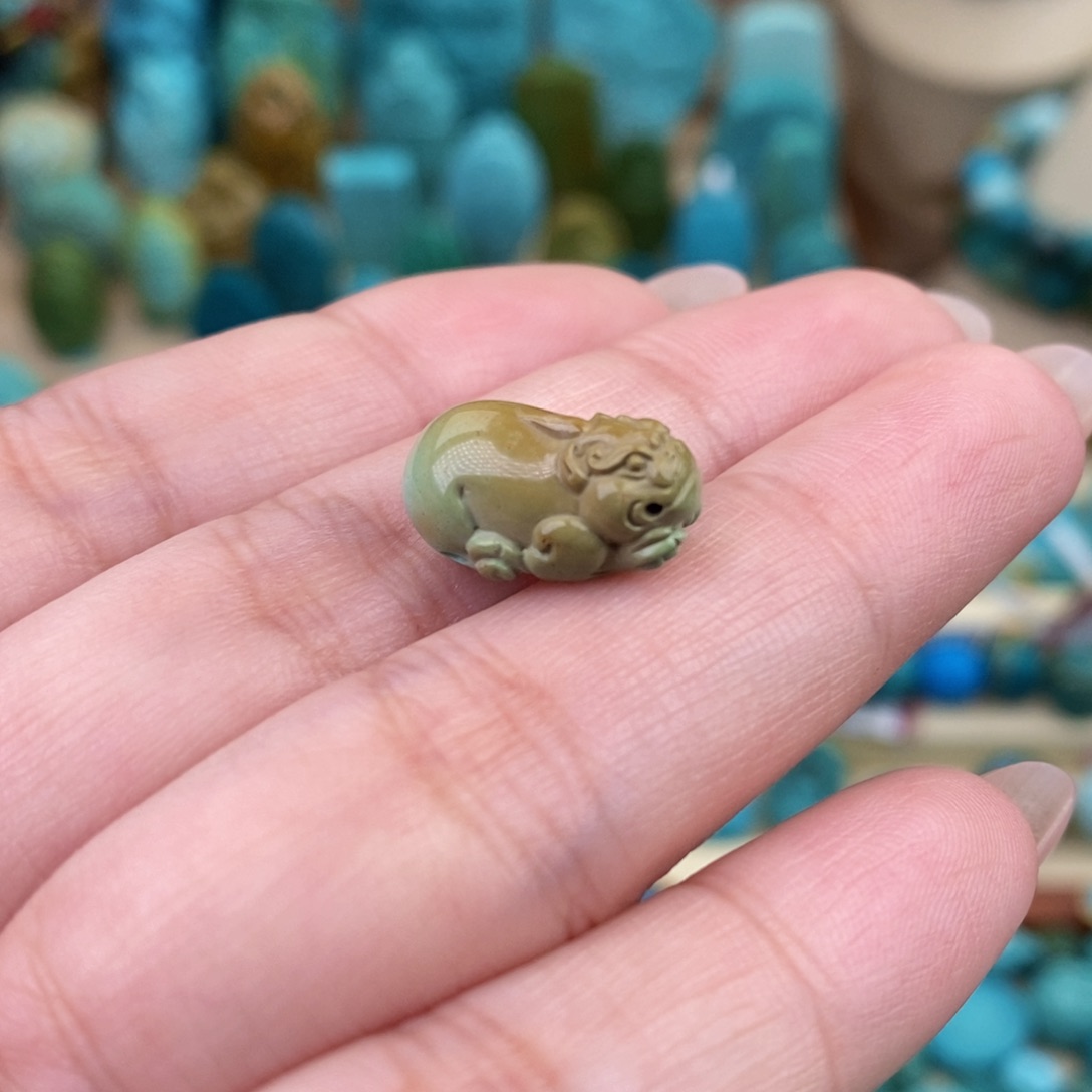 绿松石珠宝奇石未镶嵌