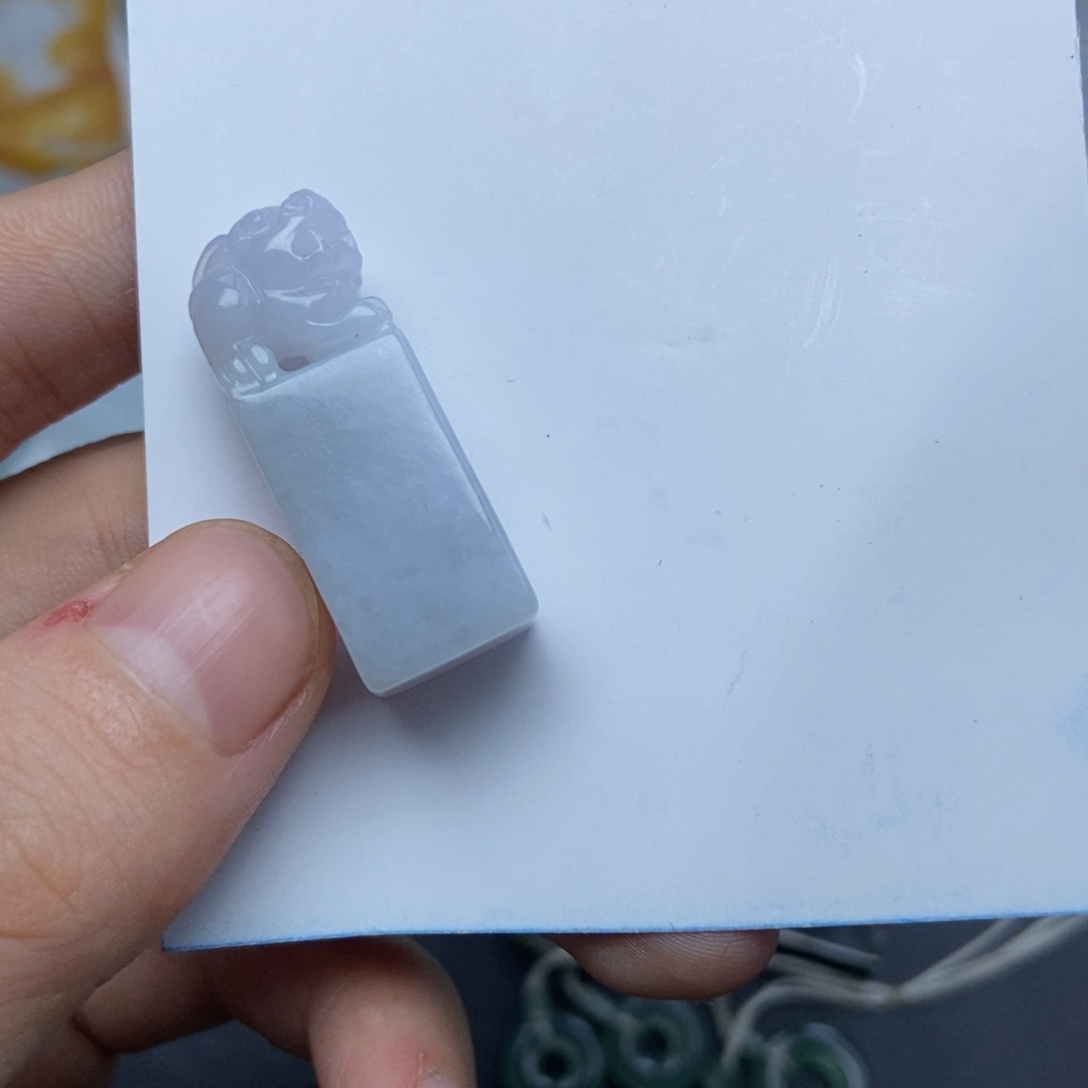 未镶嵌定制翡翠C**镜印章