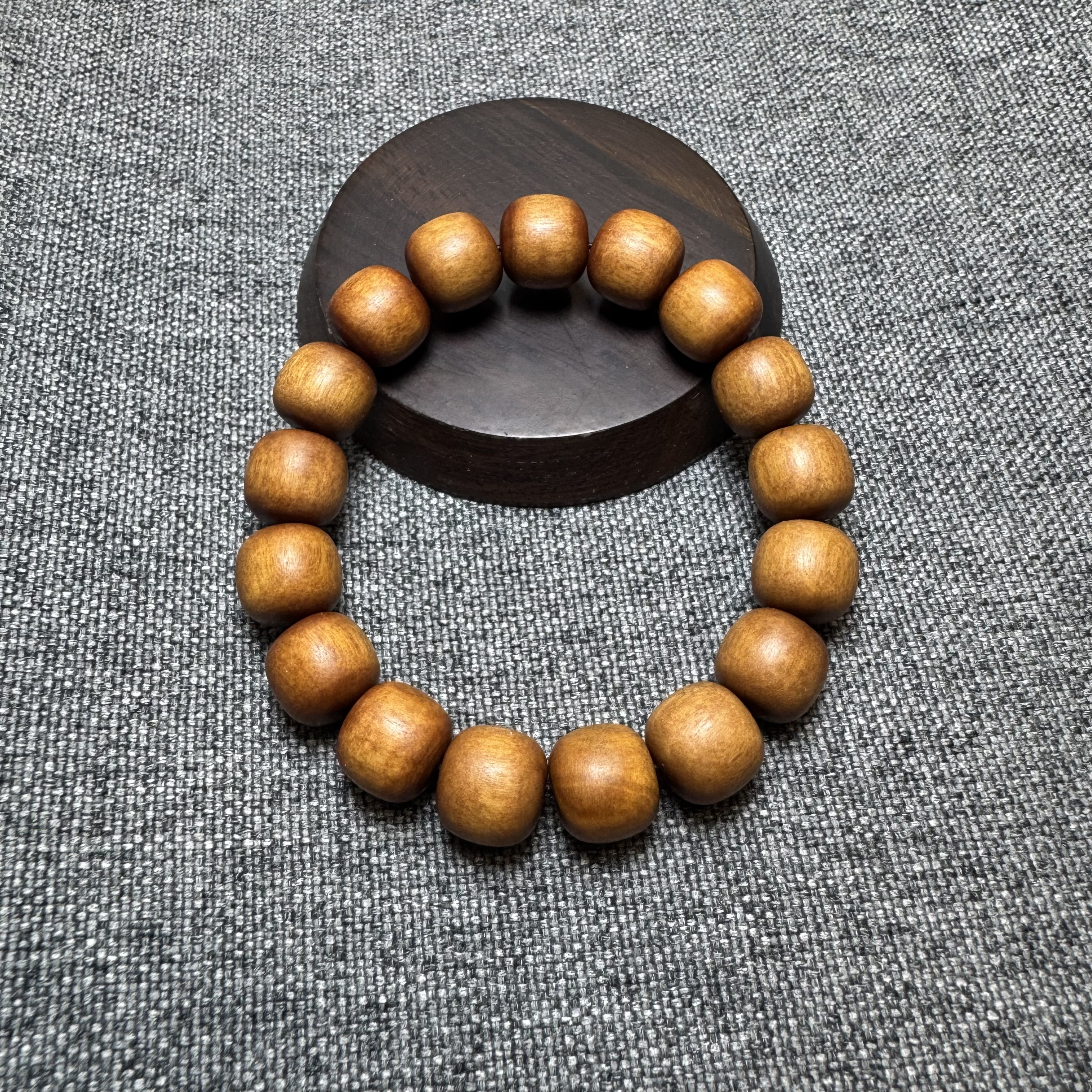 卡12印度迈索尔老山檀香桶珠