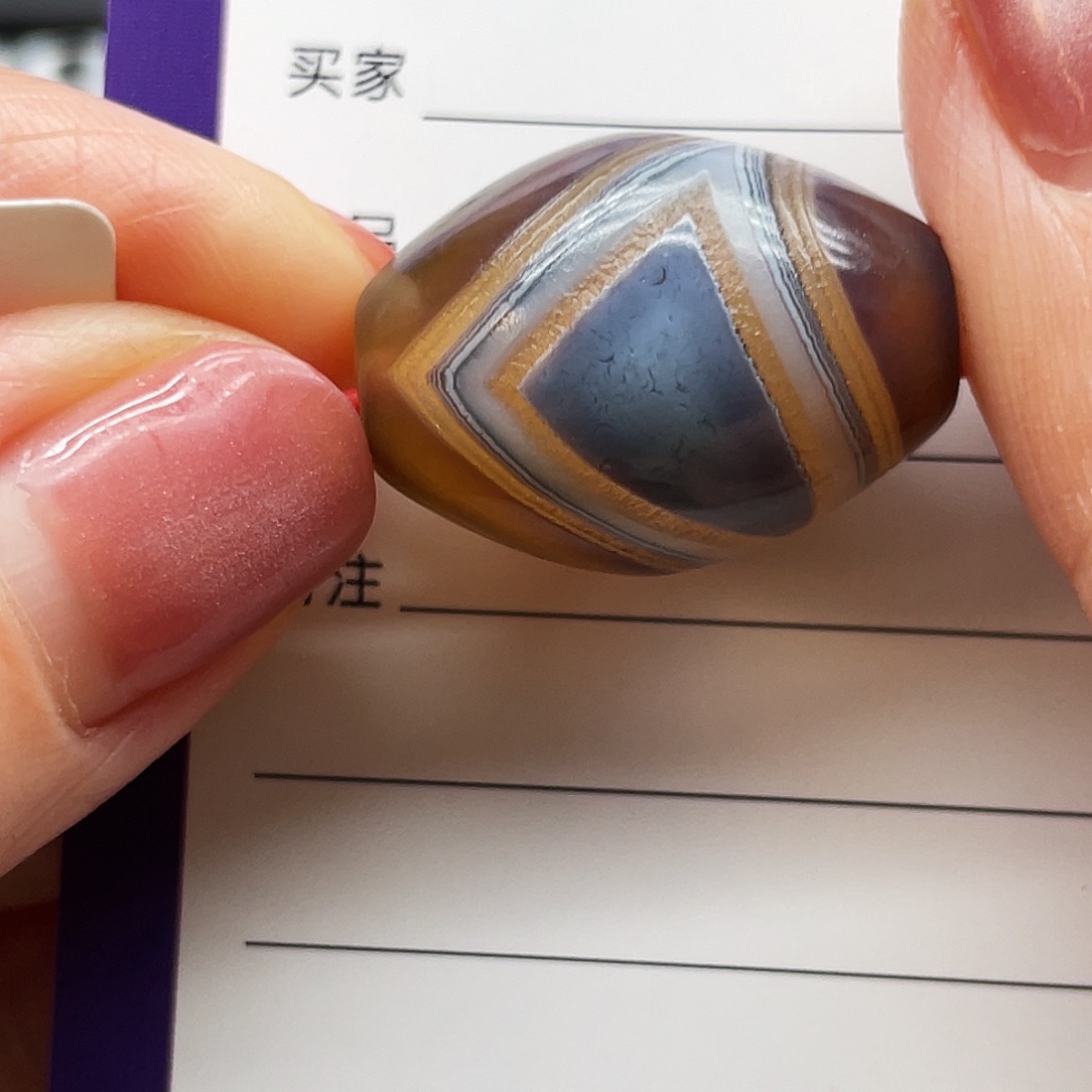 大***鱼玛瑙/玉髓未镶嵌颈饰