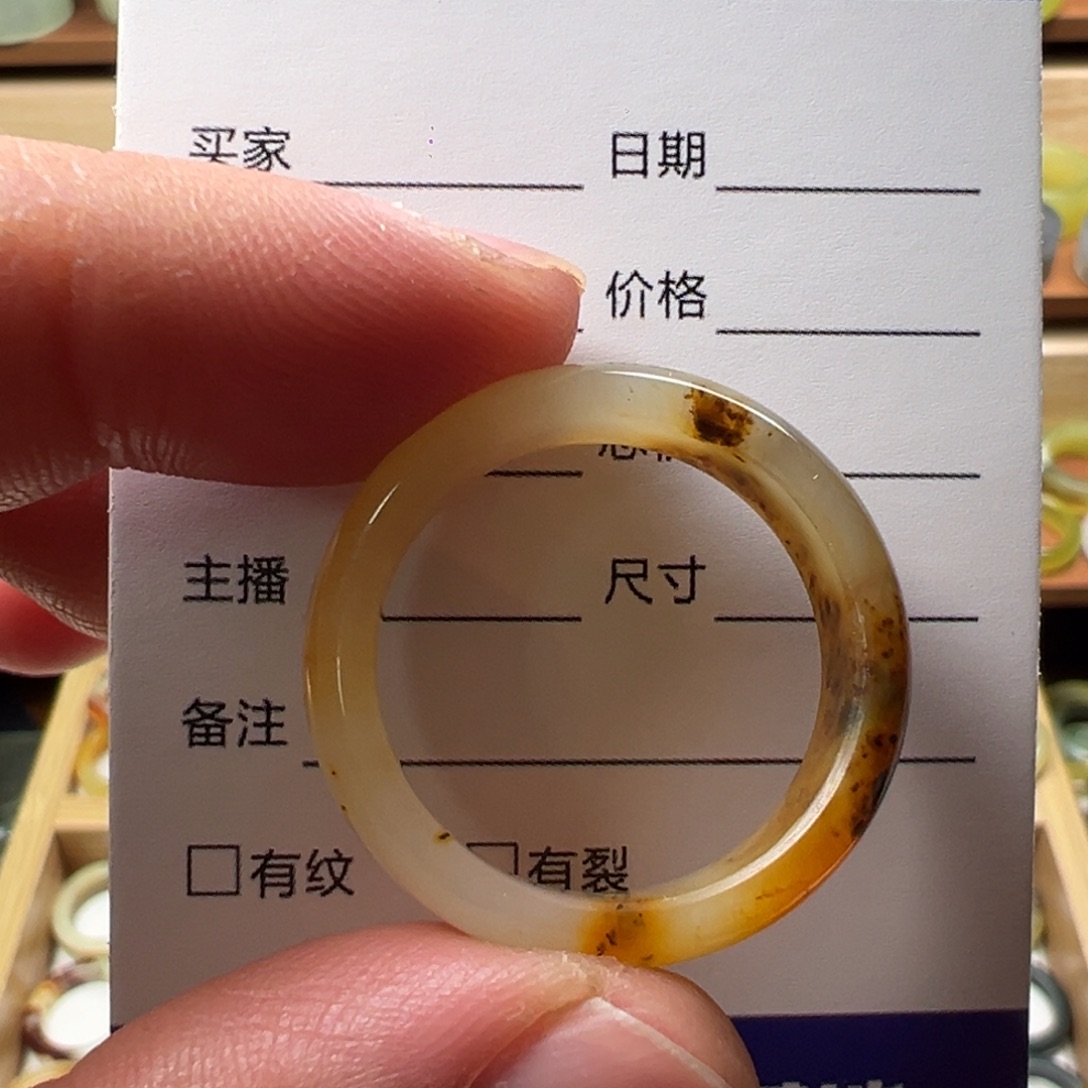 *****岫玉未镶嵌戒圈内径23